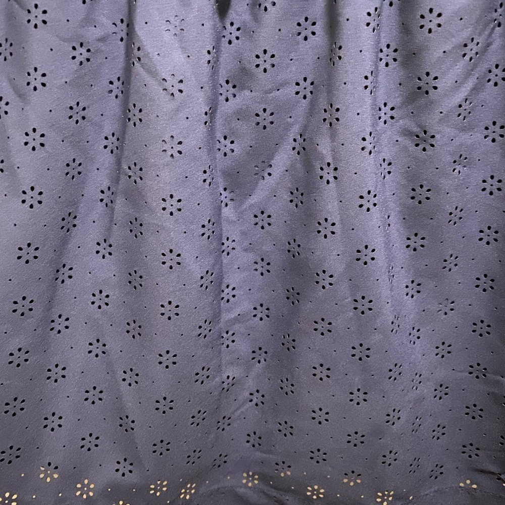 Speedo Women's Navy Blue Floral Cutout Swim Skort Size L - Picture 11 of 11